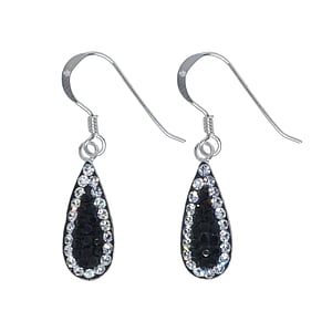 Silver earrings Silver 925 Crystal Drop drop-shape waterdrop