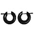 Organic earrings Buffalo horn