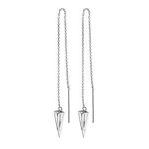 Silver earrings Silver 925 Triangle