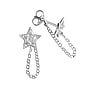 Silver ear studs Silver 925 zirconia Star