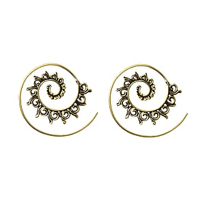 Pendientes fashion Latn Dibujo_Tribal Diseo_Tribal Espiral Hoja Diseo_floral