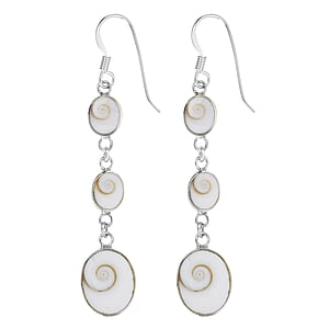 Silver earrings Silver 925 Shivas Eye