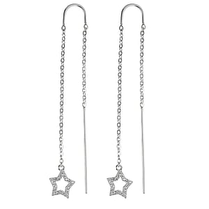 Pendientes fashion Acero quirrgico Cristal Estrella