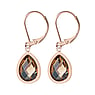 Pendientes fashion Acero quirrgico Cristal Revestimiento PVD (color oro)