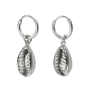 Fashion dangle earrings Surgical Steel 316L Shell