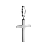 Fashion dangle earrings Surgical Steel 316L Cross