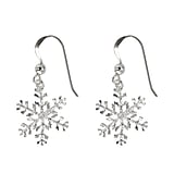 Pendientes de plata Plata 925 Copo de nieve