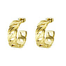 Fashion ear studs Stainless Steel PVD-coating (gold color)