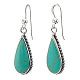 Silver earrings Silver 925 Gemstone Drop drop-shape waterdrop