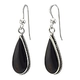 Silver earrings Silver 925 Resin Drop drop-shape waterdrop