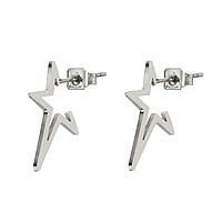 Fashion ear studs out of Surgical Steel 316L. Width:0,9mm. Shiny.  Star