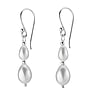 Silver earrings with pearls Silver 925 Synthetic Pearls