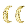 Fashion ear studs Surgical Steel 316L PVD-coating (gold color)