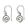 Silver earrings Silver 925 Spiral