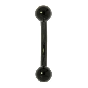 Eyebrow Pin Surgical Steel 316L Black PVD-coating