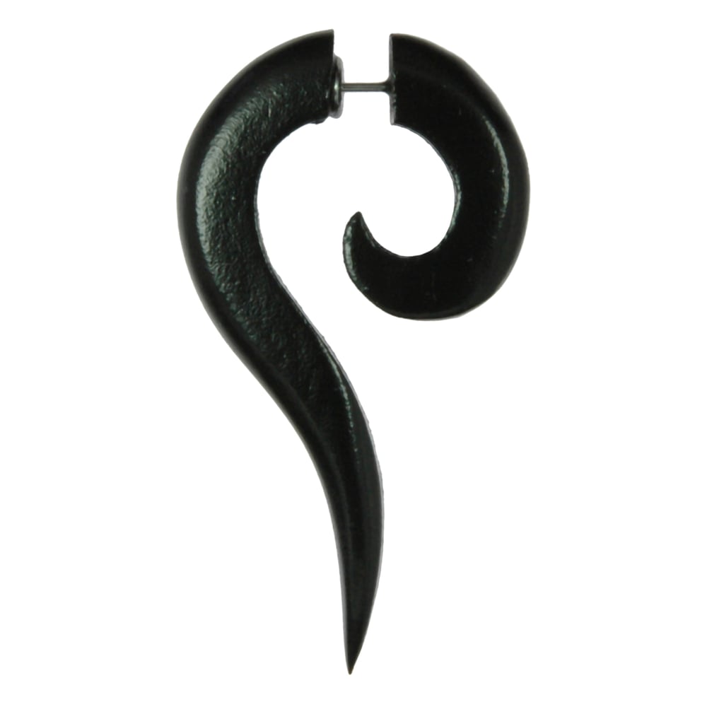 Fake Plug mit Dia de Los Muertos-Totenkopf-Design (Acryl/Chirurgenstahl 316L) | Weltgrößter Piercing-Onlineshop
