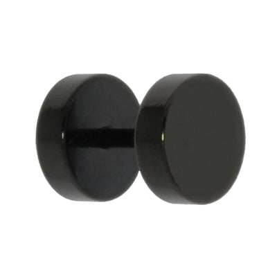 2 Finto Plugs Fakeplug Piercing Tunnel Estensore Falso Orecchini