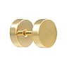 Acciaio Fake-Plug Metallo chirurgico 316L Rivestimento PVD (colore oro)