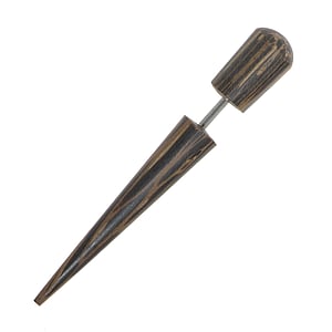 Hout Fake-Plug Chirurgisch staal 316L Hout