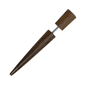 Wood Fake-Plug Surgical Steel 316L Wood