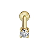 Echtgold Ohrschmuck Gold 14K Labor Diamant