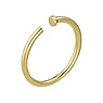 Genuine gold nose piercing 18K Gold