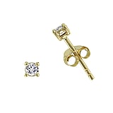 Echtgold Ohrschmuck Gold 14K Labor Diamant