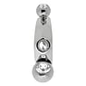 Genital piercings Surgical Steel 316L Premium crystal zirconia