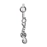 Piercing intimi Metallo chirurgico 316L Bioplast Zircone Love Amore Goccia Forma_di _goccia