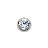 1.6mm Piercing ball Surgical Steel 316L Premium crystal