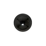 Bola de piercings 1.6mm de Acero quirrgico con Revestimiento PVD (negro). Rosca:1,6mm. brillante.