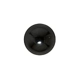 Bola de piercings 1.6mm Acero quirrgico Revestimiento PVD (negro)