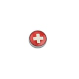 1.6mm Piercing ball Surgical Steel 316L Epoxy Cross Switzerland