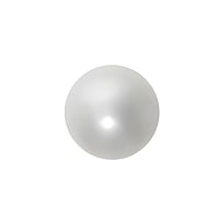 Boule de piercing 1.6mm en Acier chirurgical 316L avec Perle synthtique. Pas-de-vis:1,6mm. Diamtre:5mm.