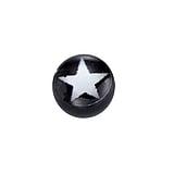 1.6mm Piercing ball Acrylic glass Epoxy Star