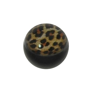 Bola de piercings 1.6mm Cristal acrlico  epoxy Piel Estampado_animal Estampado_piel