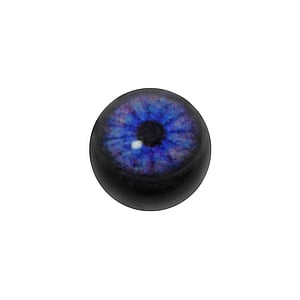 1.6mm Piercing ball Acrylic glass Epoxy