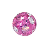 1.6mm Piercing ball Surgical Steel 316L Crystal Epoxy