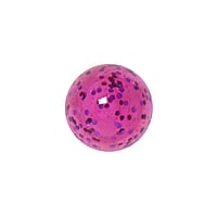 1.6mm Piercing ball out of Acrylic glass. Thread:1,6mm. Diameter:5,5mm.