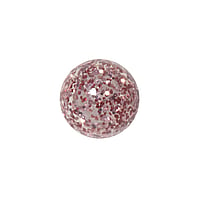 Bola de piercings 1.6mm de Cristal acrlico . Rosca:1,6mm. Dimetro:5,5mm.