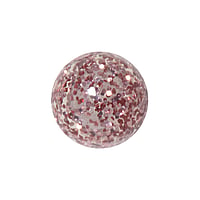 Boule de piercing 1.6mm en Verre en acrylique. Pas-de-vis:1,6mm. Diamtre:6,5mm.