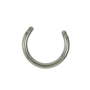 1.6mm Barra de piercing Acero quirrgico