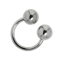 1.6mm Piercingstaafje uit Chirurgisch staal 316L. Schroefdraad:1,6mm.