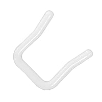 Bioplast piercing bar Thread:1,6mm. Soft. Transparent. Makes your piercing nearly invisible.
