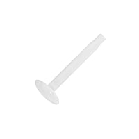 Tige de piercing bioplat en Bioplast. Pas-de-vis:1,6mm. Souple.