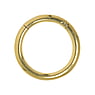 Septum piercing Surgical Steel 316L PVD-coating (gold color)