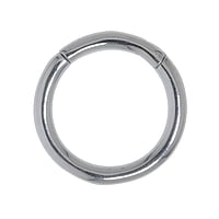 Piercing septum en Acier chirurgical 316L. Coupe transversale :1,6mm.