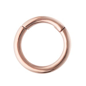 Septum piercing Surgical Steel 316L PVD-coating (gold color)