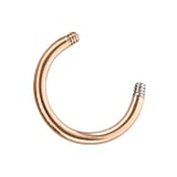 1.6mm Piercingstab Chirurgenstahl 316L PVD Beschichtung (goldfarbig)