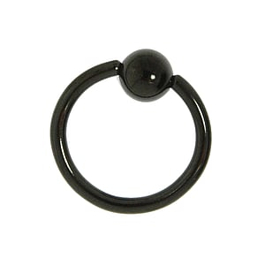 1.6mm Piercingstab Chirurgenstahl 316L PVD Beschichtung (schwarz)